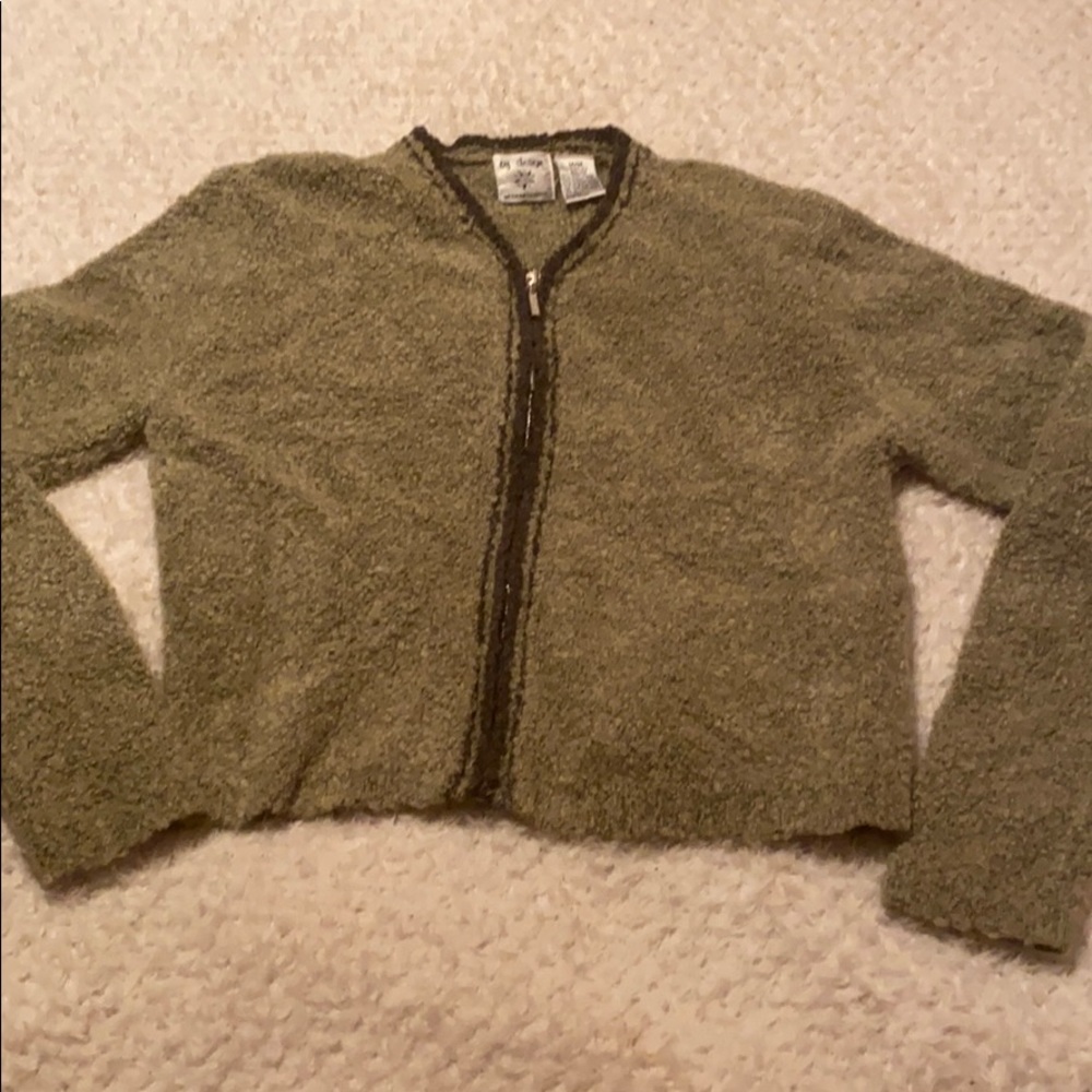 By Design Modern Graffiti Wool Blend Sweater Sz M
